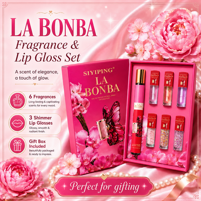 Bomba Gift box with perfume and lippies