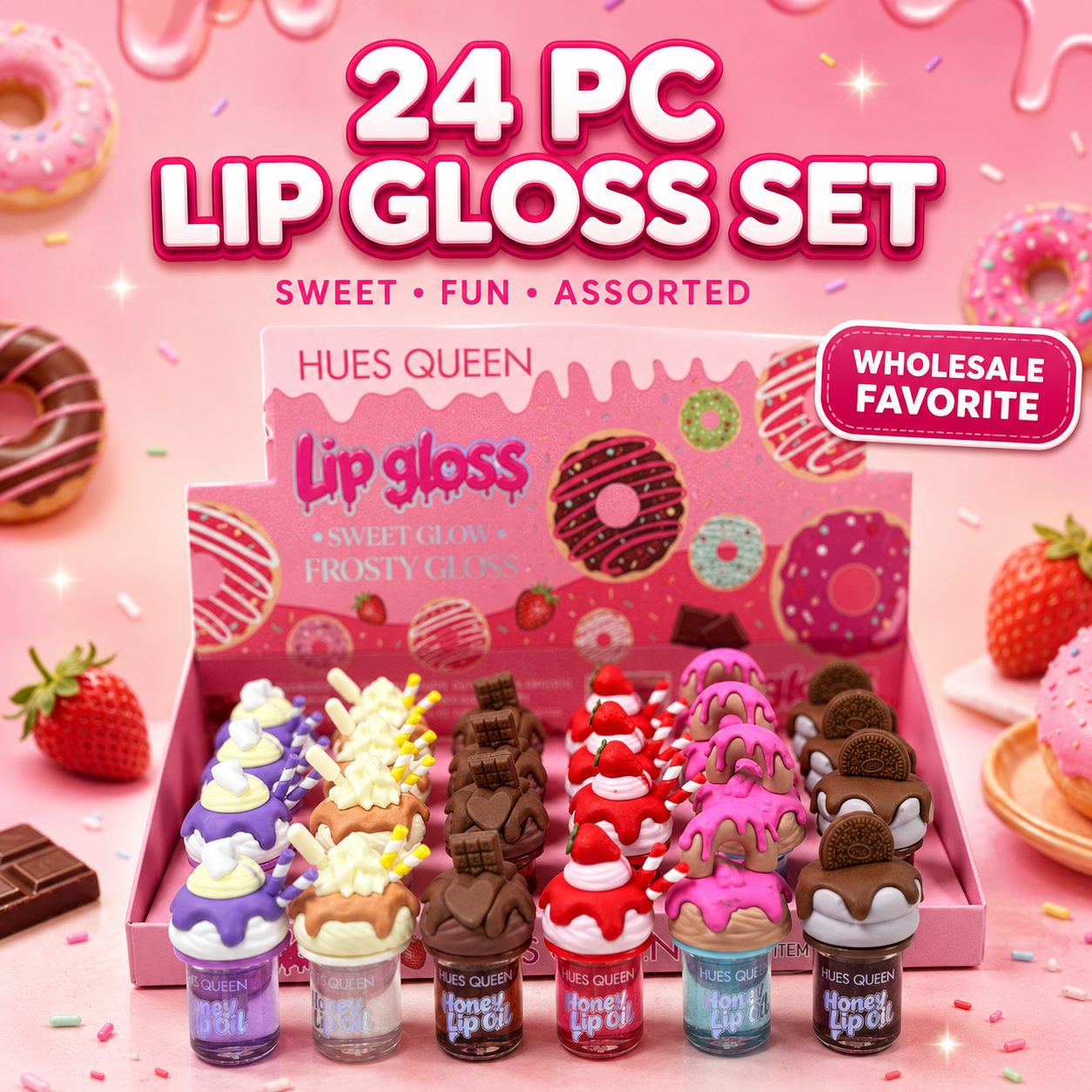 24 PC LipGloss Display