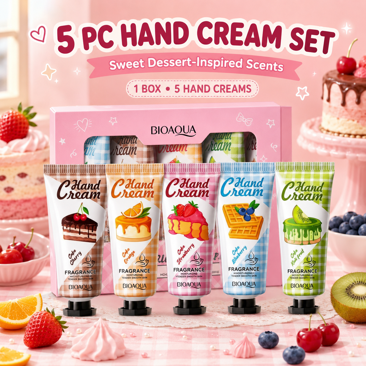 5 PC Hand Cream in box
