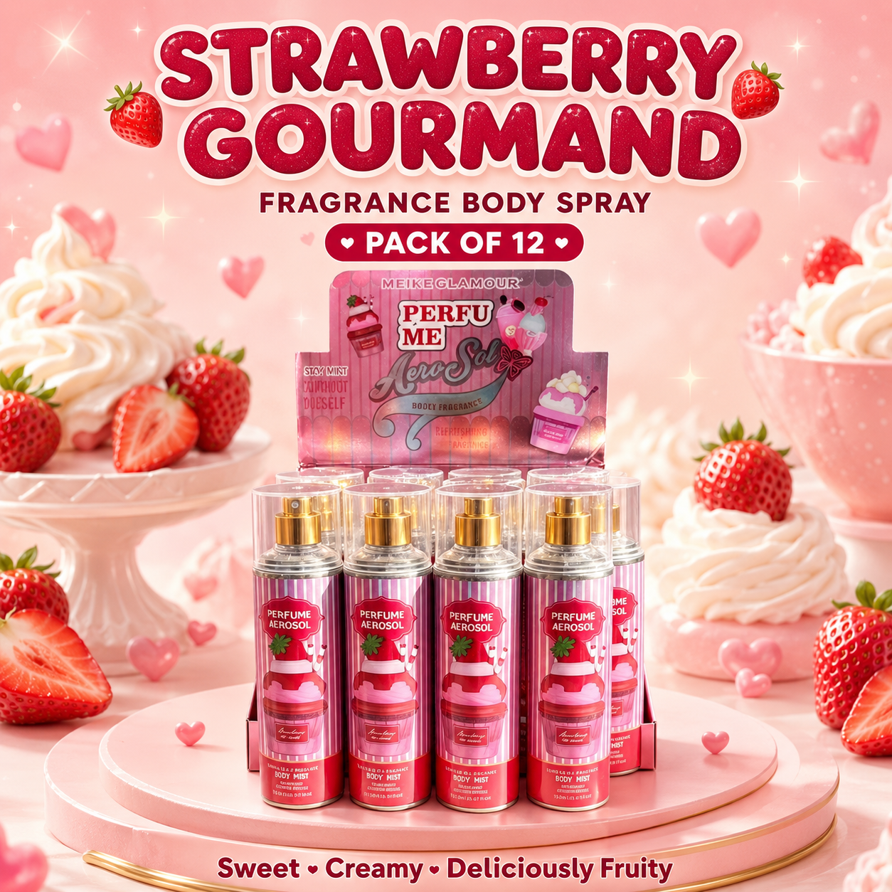 12 PC Body Mist Give me gourmand