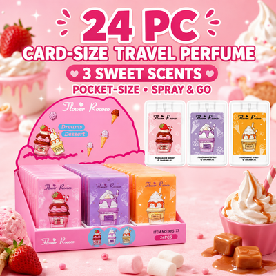 24 PC Pocket Perfume travel sized display