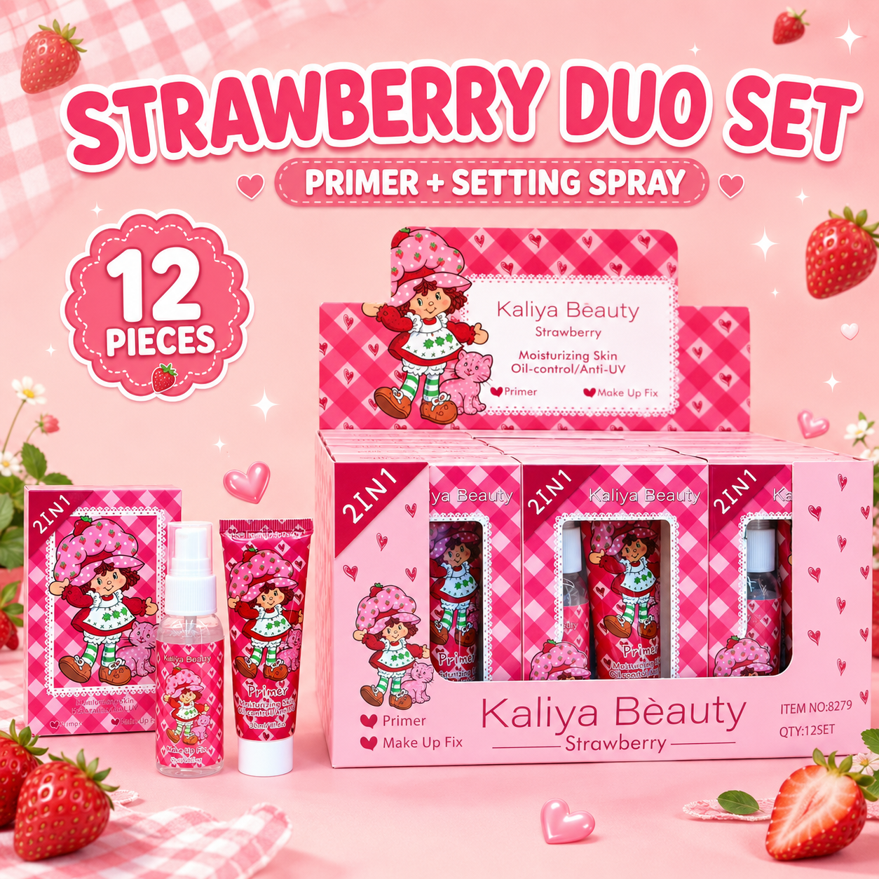 12 PC Duo Primer and setting spray set