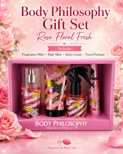 Body Philosophy Gift Set- Charming Angel- Rose Floral Fresh scent