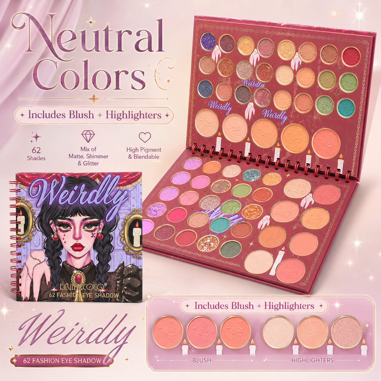 WEIRDLY palette by Kevin & Coco