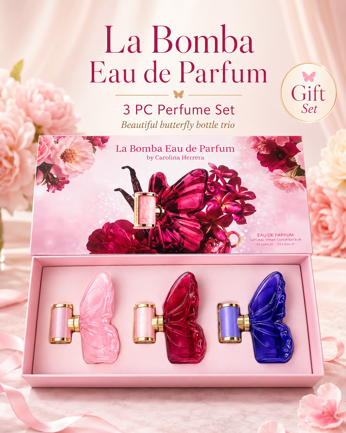 3 PC Gift Set Carolina Perfume