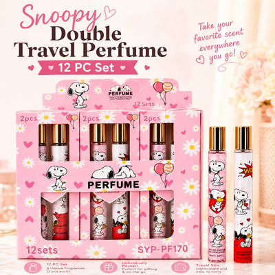 12 PC set of 2pc travel perfume gifts! - Total of 24 perfumes in box