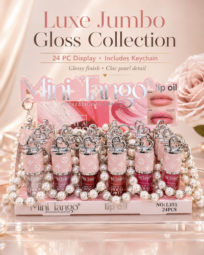 LUXE JUMBO KEYCHAIN BRACELET LIP GLOSS