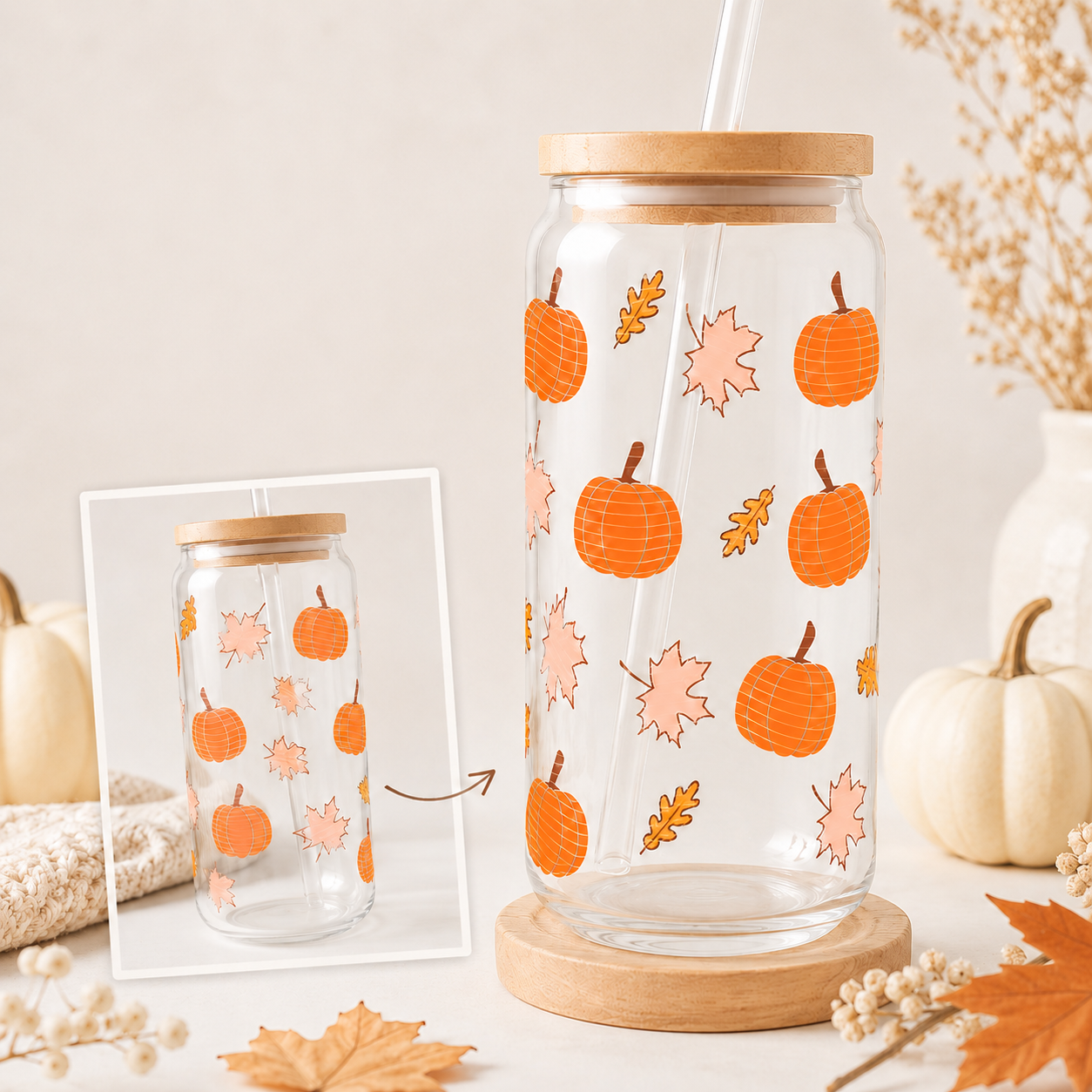 UV DTF 16OZ TRANSFERS - 9.25" x 4.2"- Halloween, books and more!