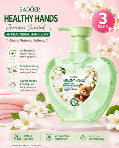 3 Pack antibacterial Jasmine Soap 350 ML