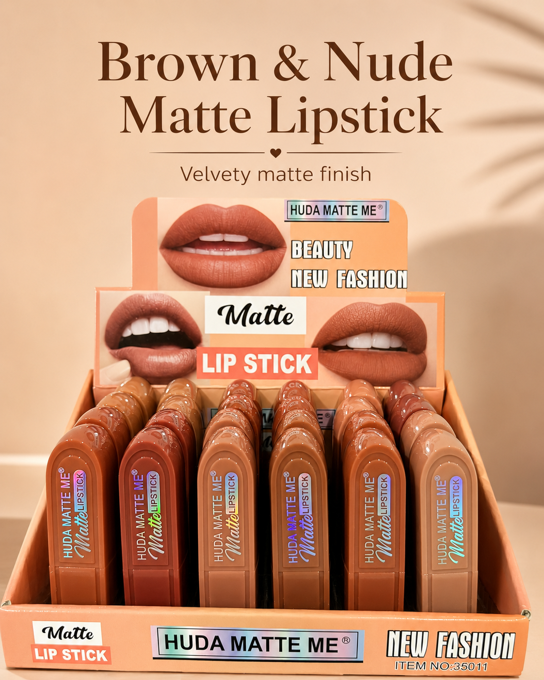 24 PC Matte Browns Lipstick