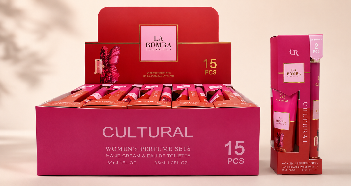 15 PC Blooming floral Perfume and hand cream set