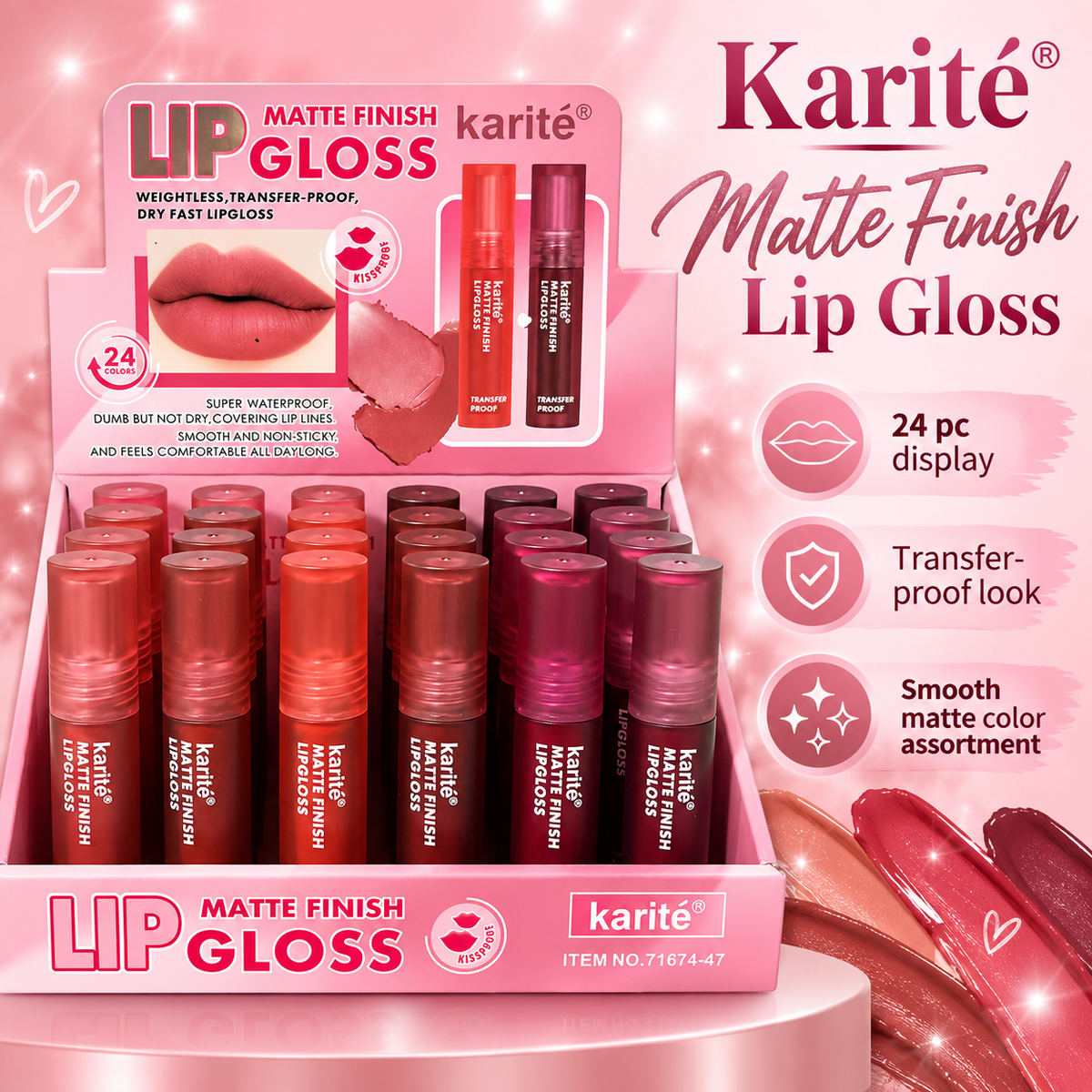 24 PC Matte lipstick