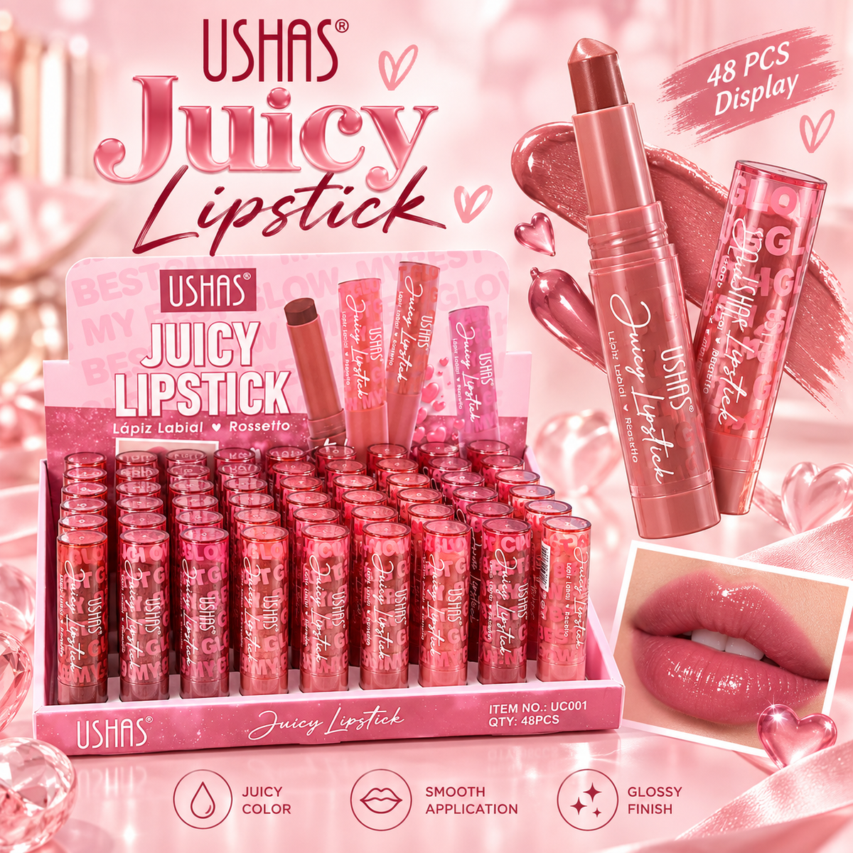48 PC Lipstick individually wrapped