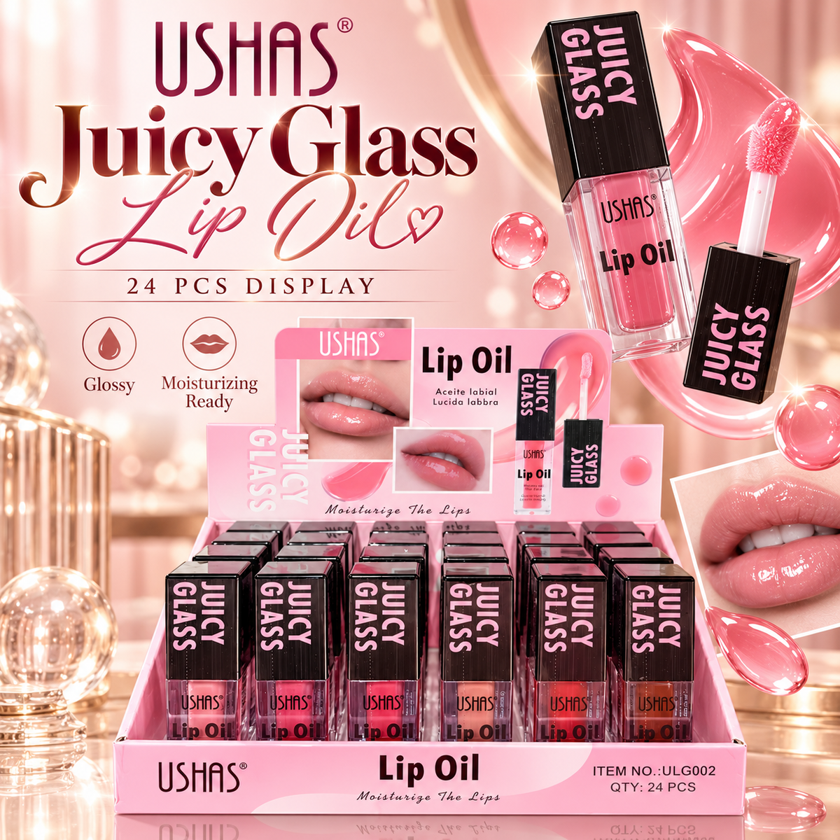 Ushas Juicy glass 24 PC Display