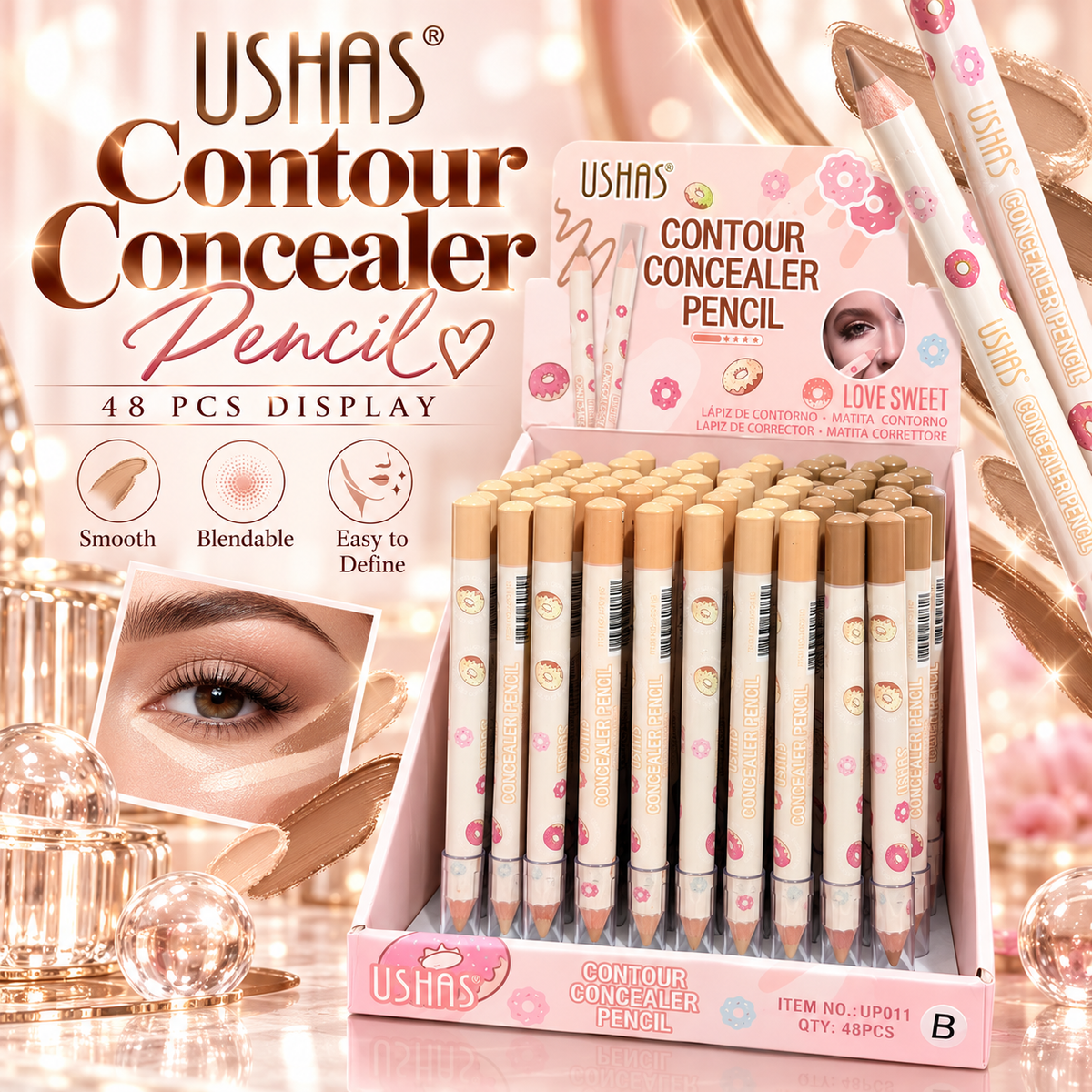 48 PC Concealer sticks- mixed shades