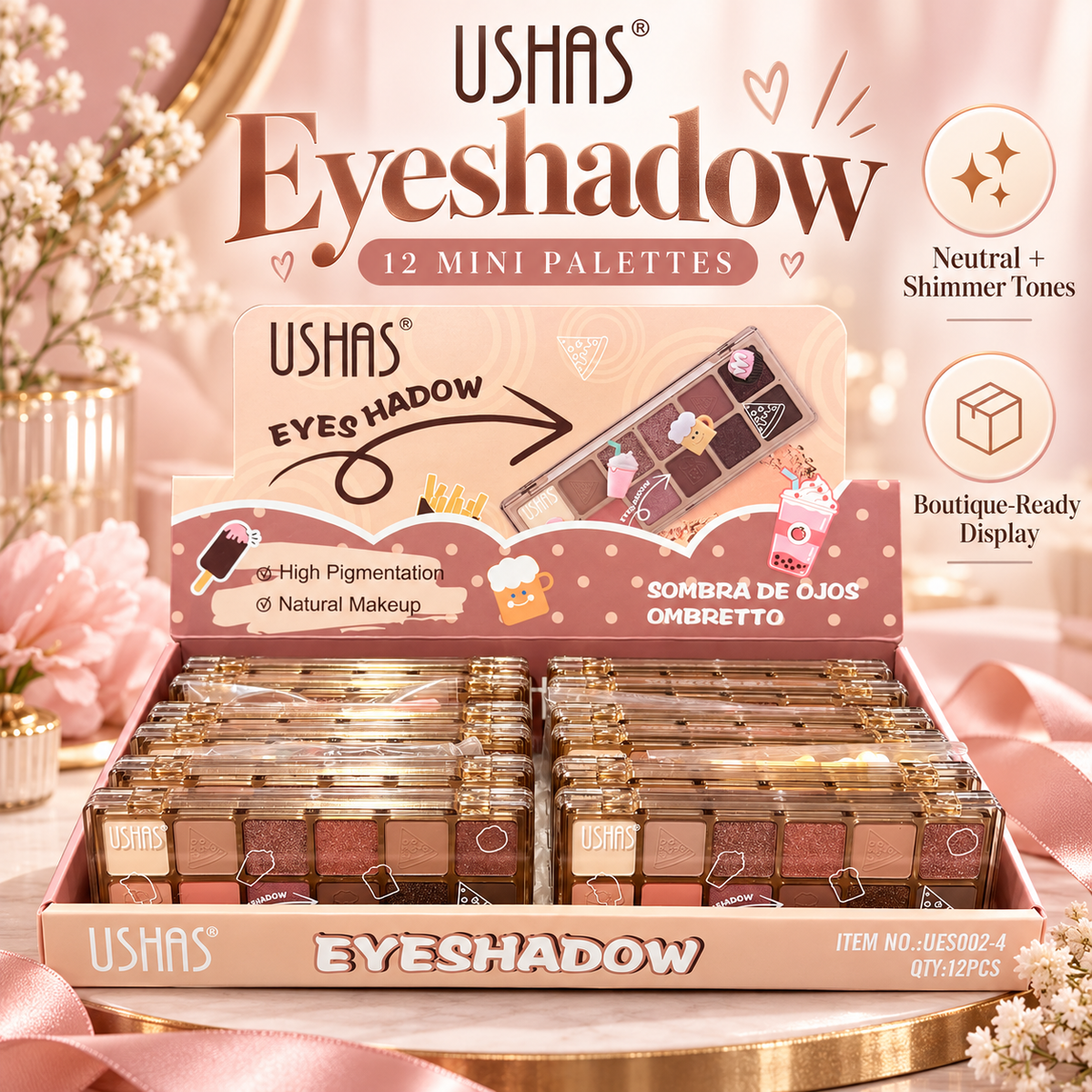 12 PC Eyeshadow display box