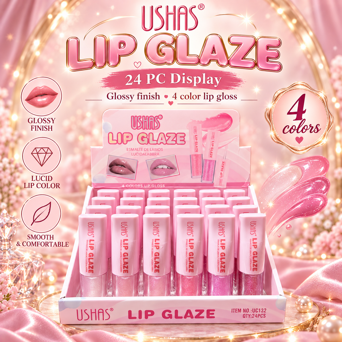 Ushas 24 pc Lip Glaze