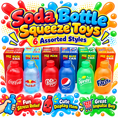 6 PC Squishy Drinks!!