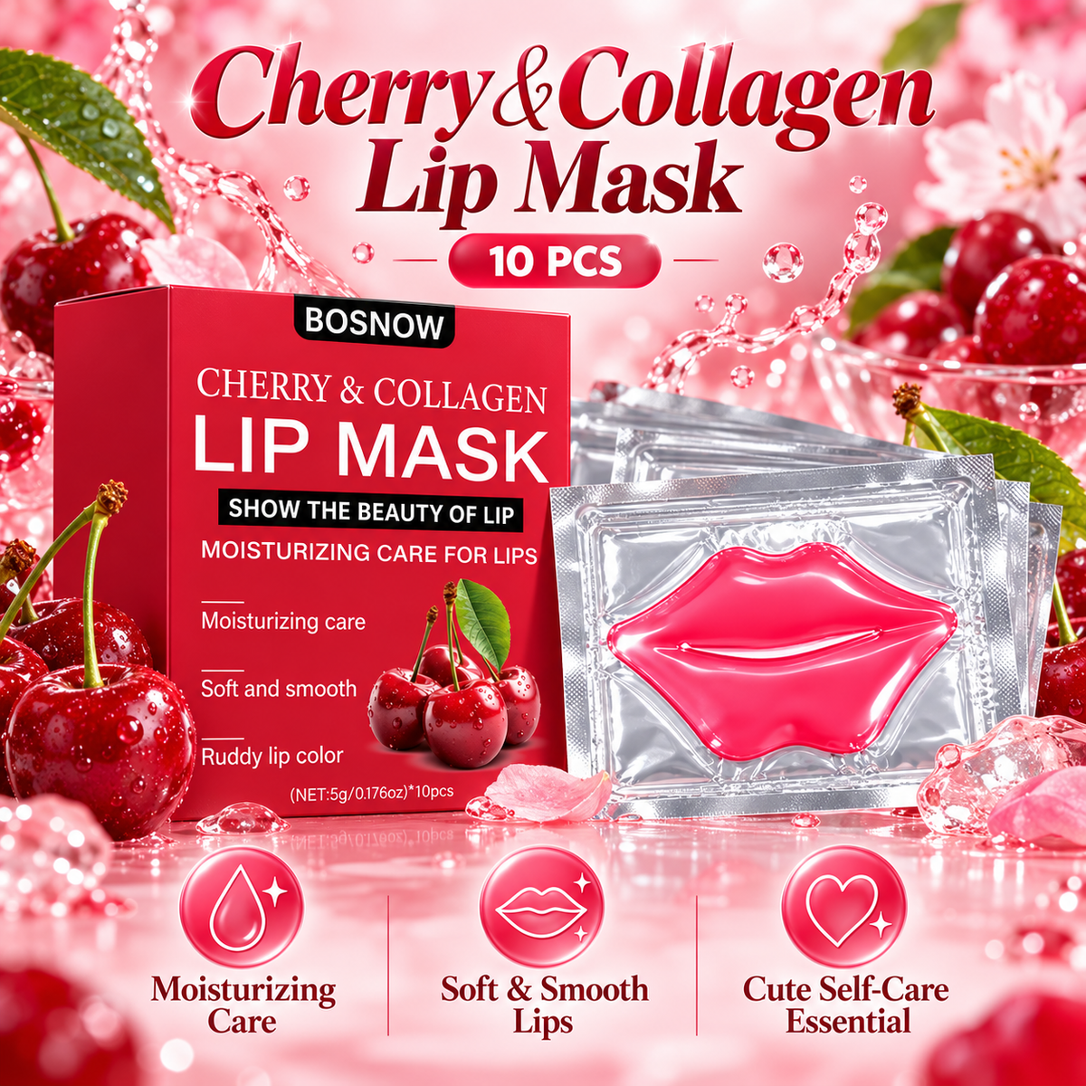 10 PC Lip Mask Box