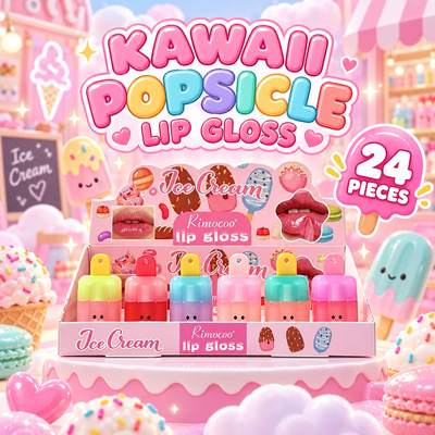 24 PC Kawaii Popsicle Lippies!