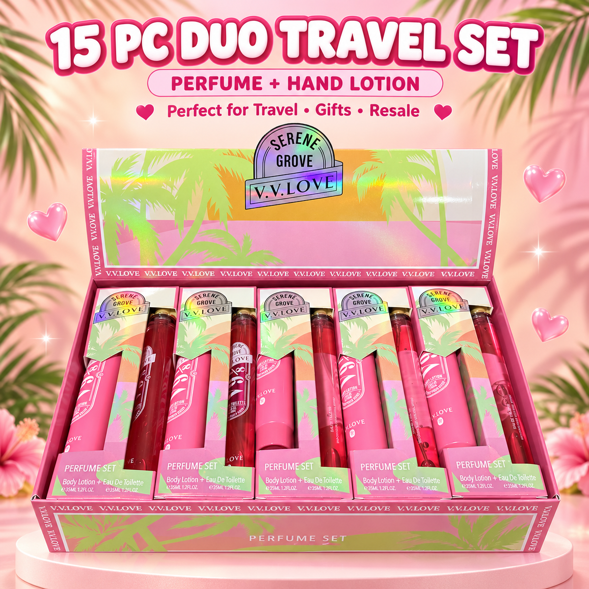 15 PC Travel Duo- Scent summery fresh vibes