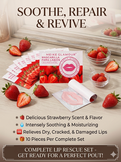 10 PC Strawberry Lip Mask