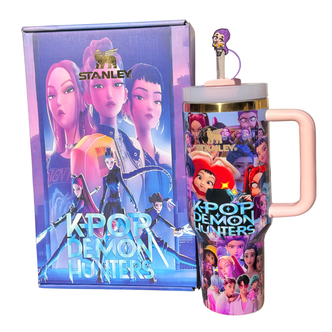 Gift Box with 40 OZ tumbler and Topper-KPOP
