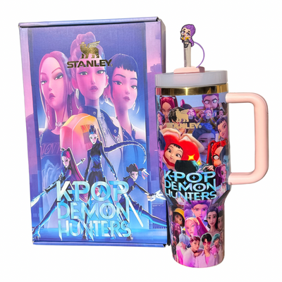 Gift Box with 40 OZ tumbler and Topper-KPOP