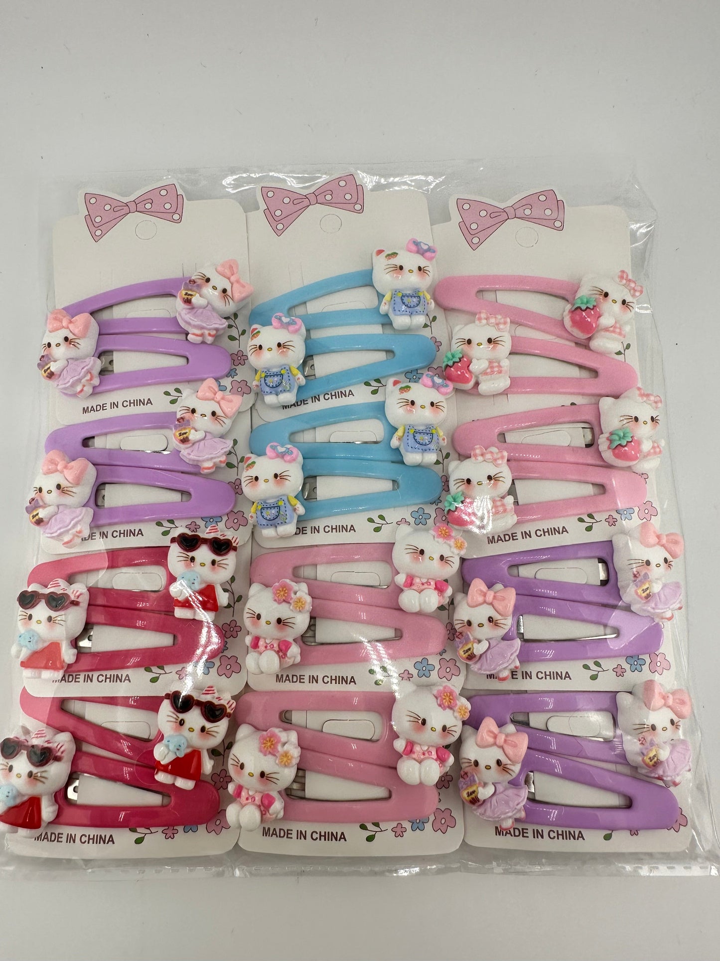 24 Pack Hair Clips-Barettes- Choose your style