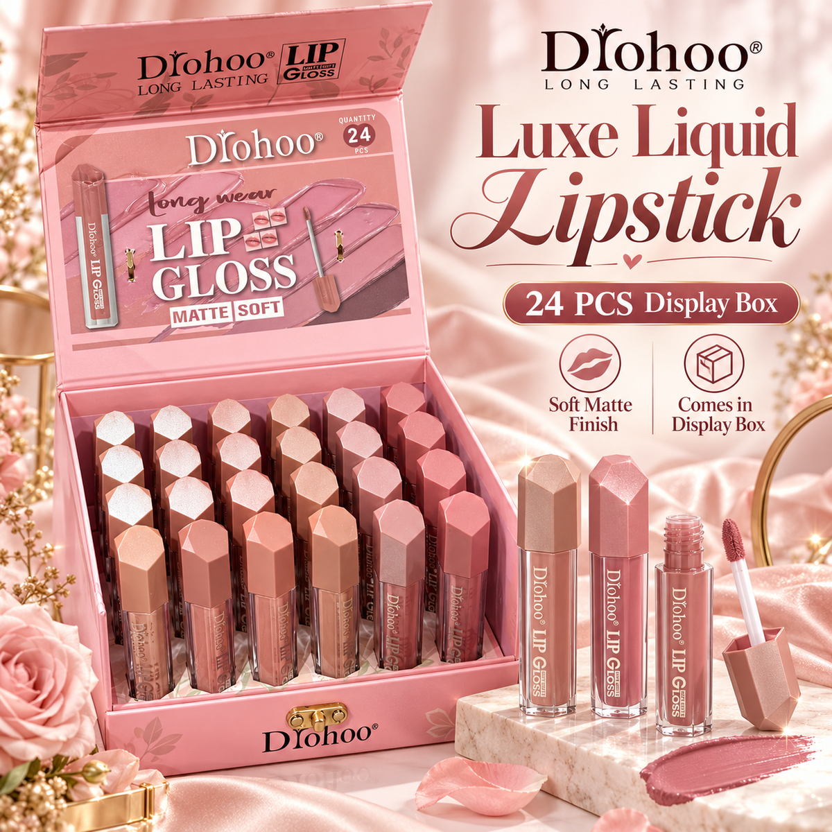 24 PC Lipstick with box