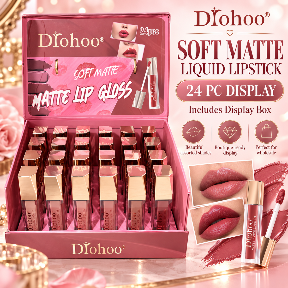 24 PC Lipstick with box