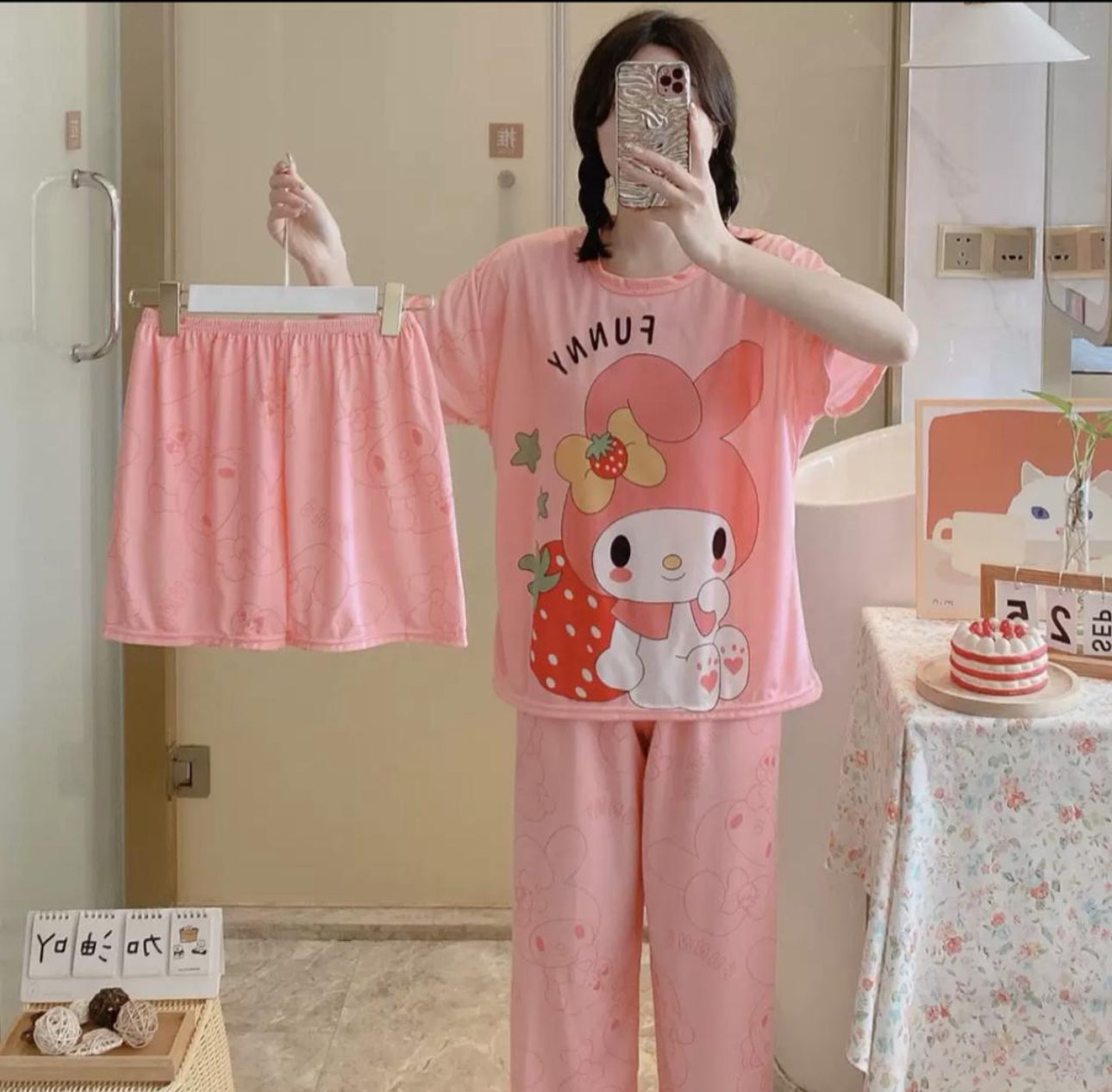 💙3-PC PJ Sets- SIZE M/L pajama