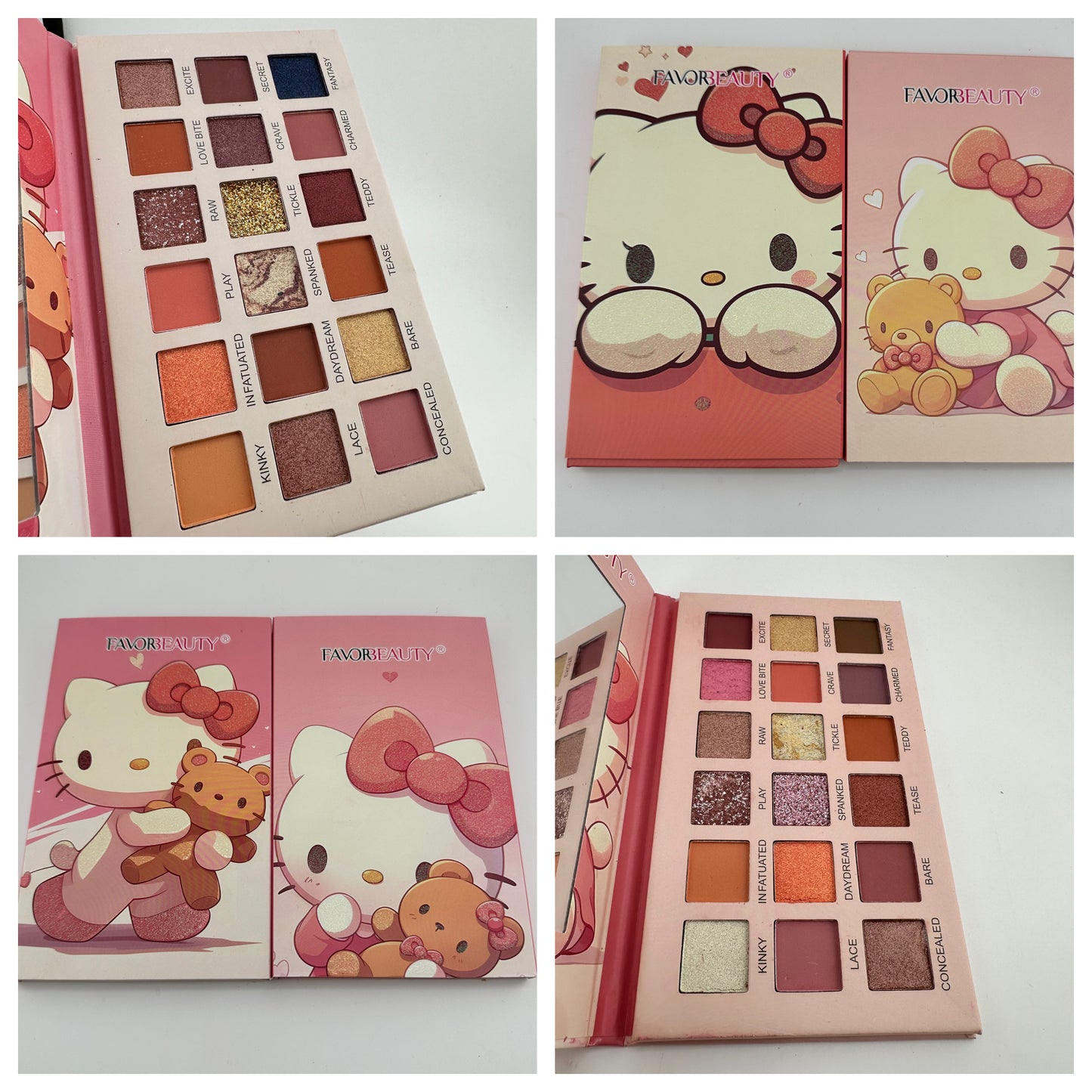 4 Pack HK Eyeshadow Palettes