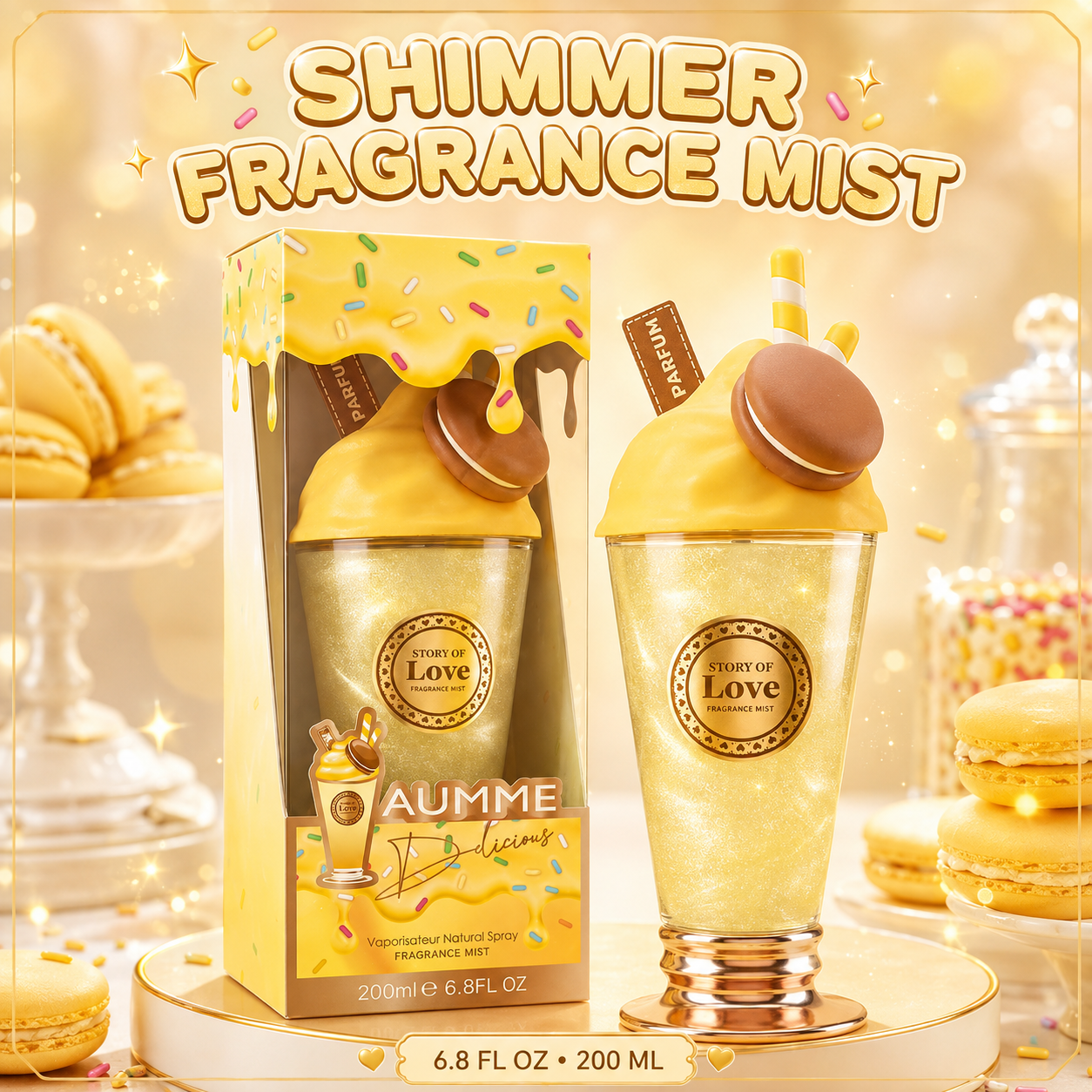 200ML Shimmer Fragrance Spray- choose a scent