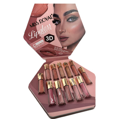 Matte Liquid Lipstick -12 pieces NUDES