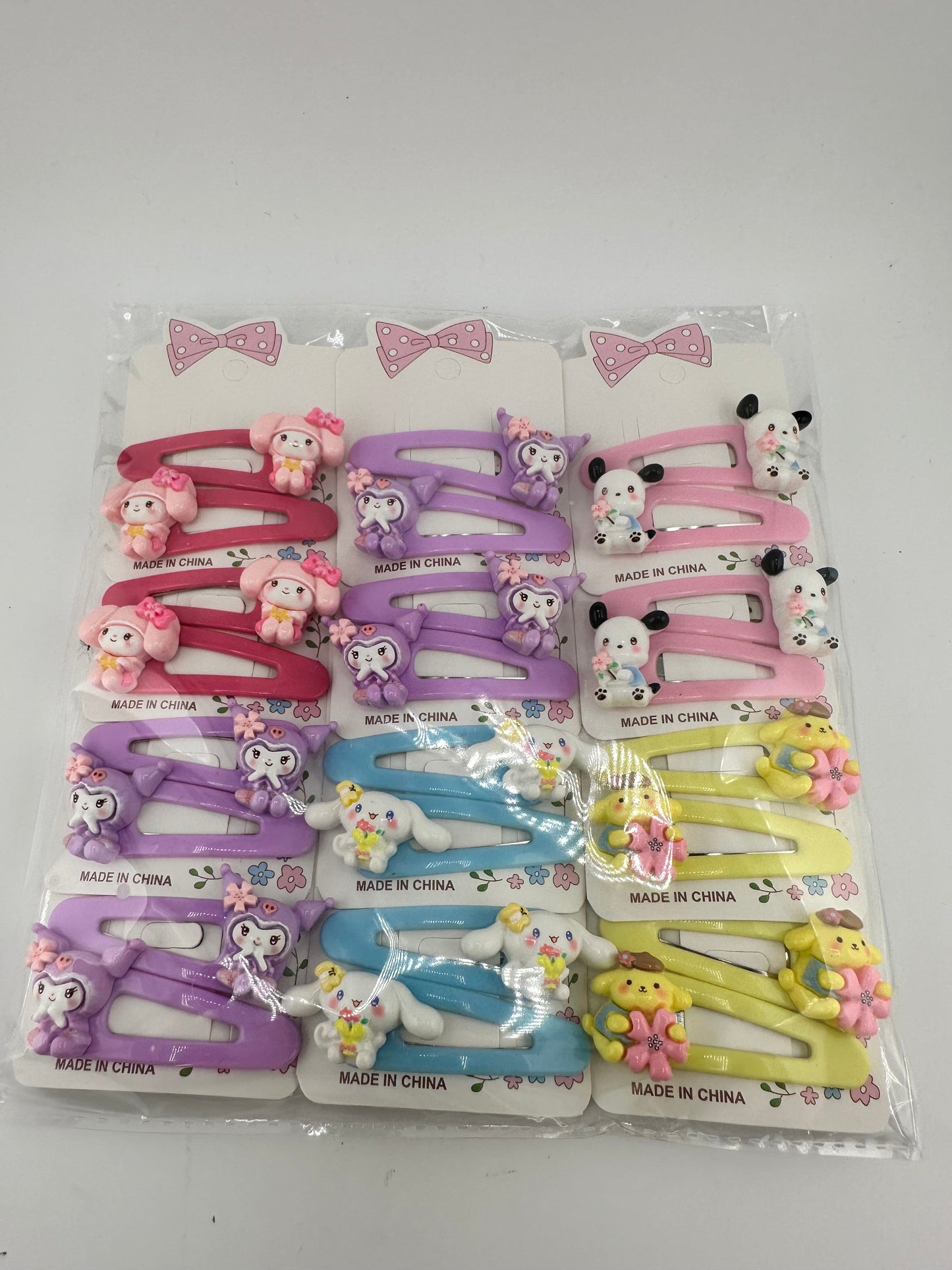 24 Pack Hair Clips-Barettes- Choose your style