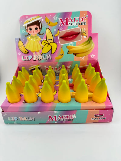 Banana Lip Balm Box 24