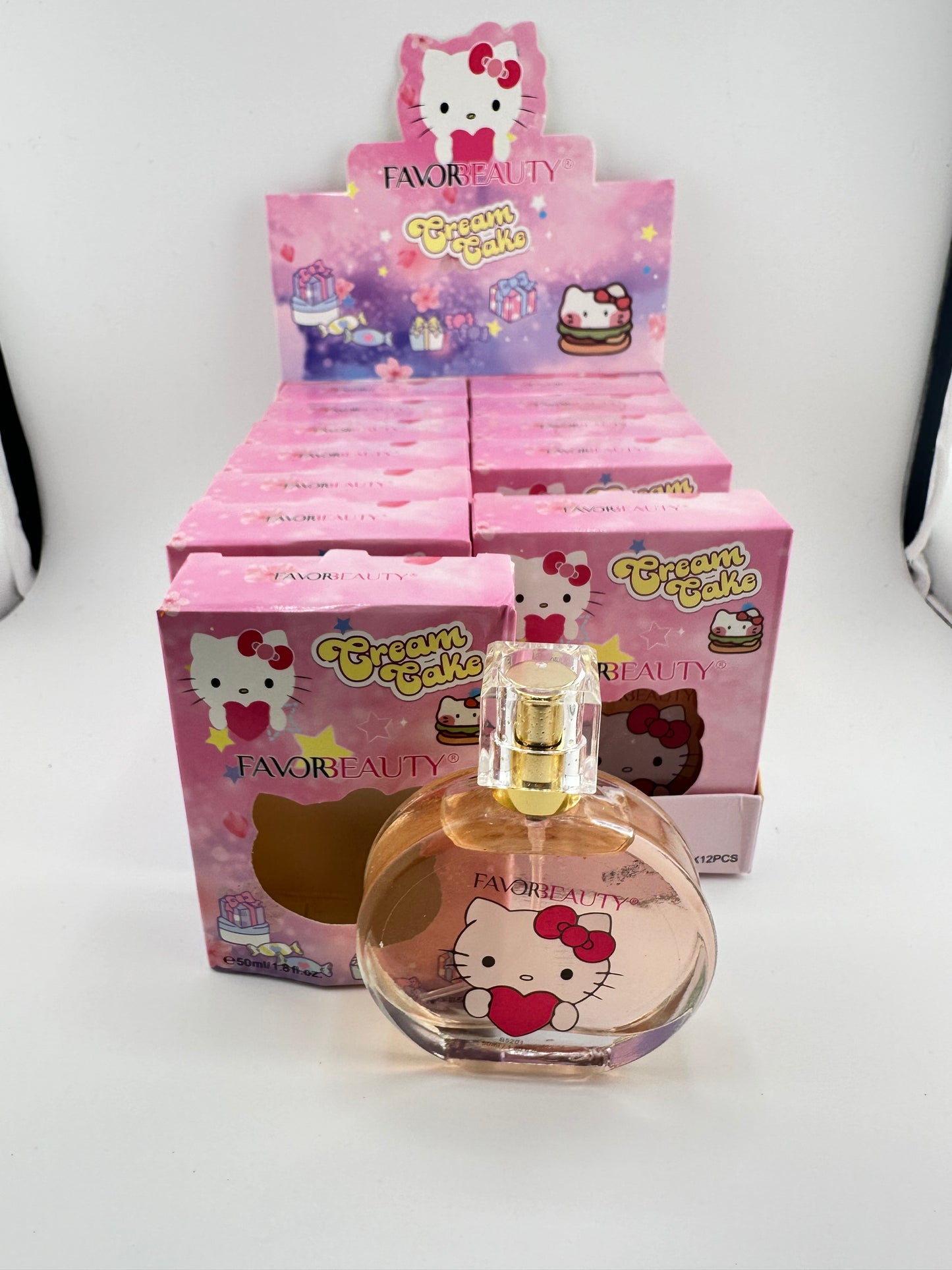 Kitty Glass Perfume Box- Sweet citrus Scent