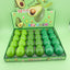Avocado Shaped Lip balm- 24 pcs