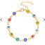 10 Pack Evil Eye Bracelets- Alloy