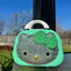 Hk Mint Green Bling Carry On Suitcase