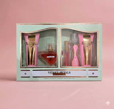 VV Large Full Size LOVE Pink Petals Gift Set