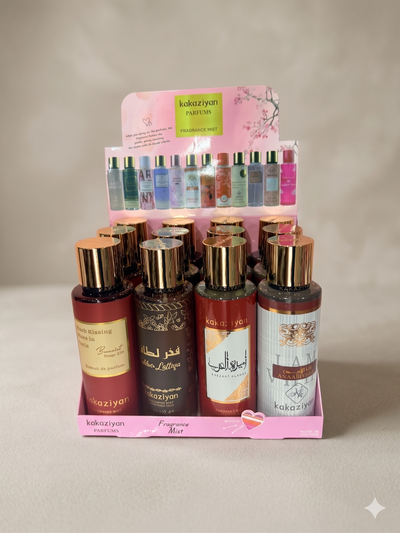 12 PC 250 Ml Large body mist Sultry arabic scents