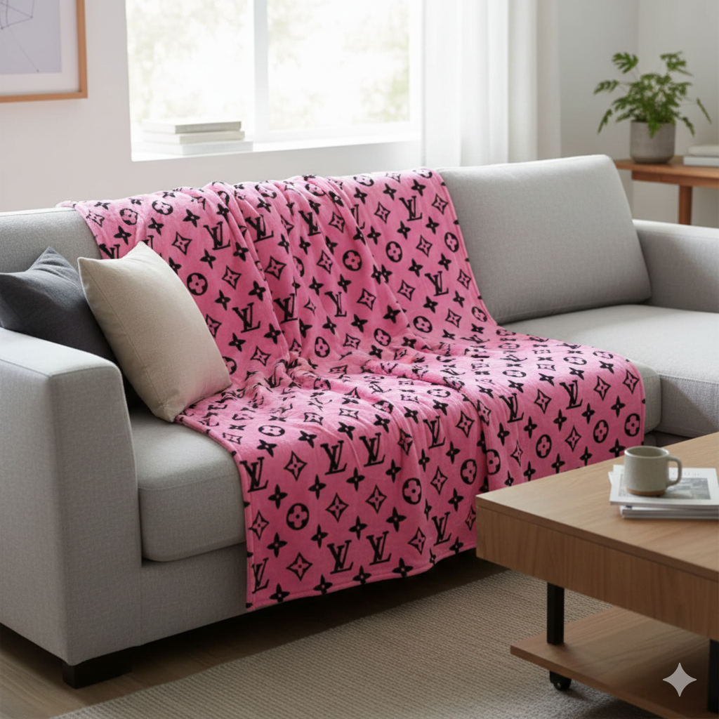 LUXE X-LARGE FLANNEL/POLYESTER BLANKET 150x200