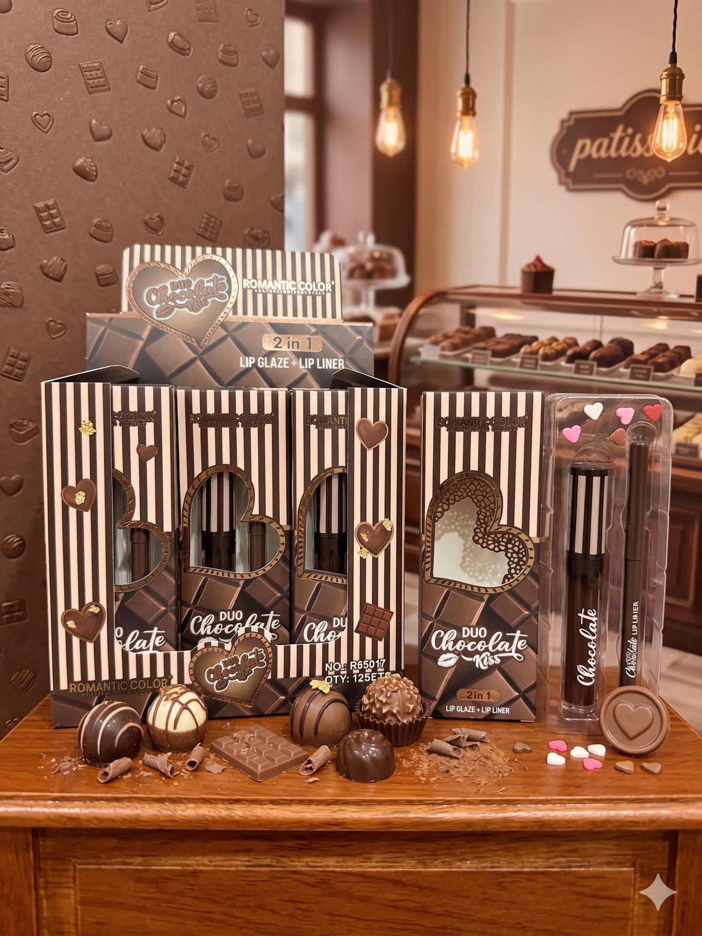 2 in 1 Chocolate Glaze Lip Kit