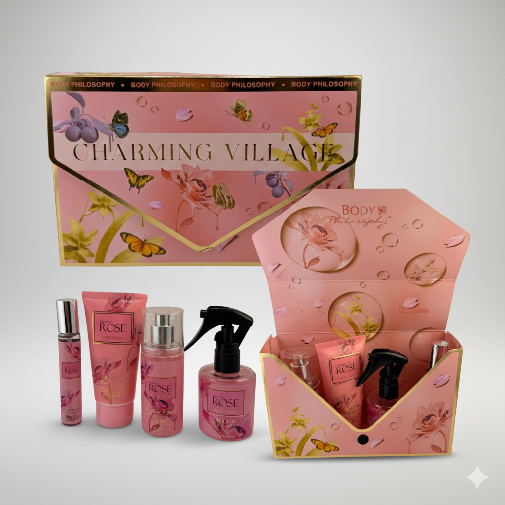 Charming Village Gift set ROSE