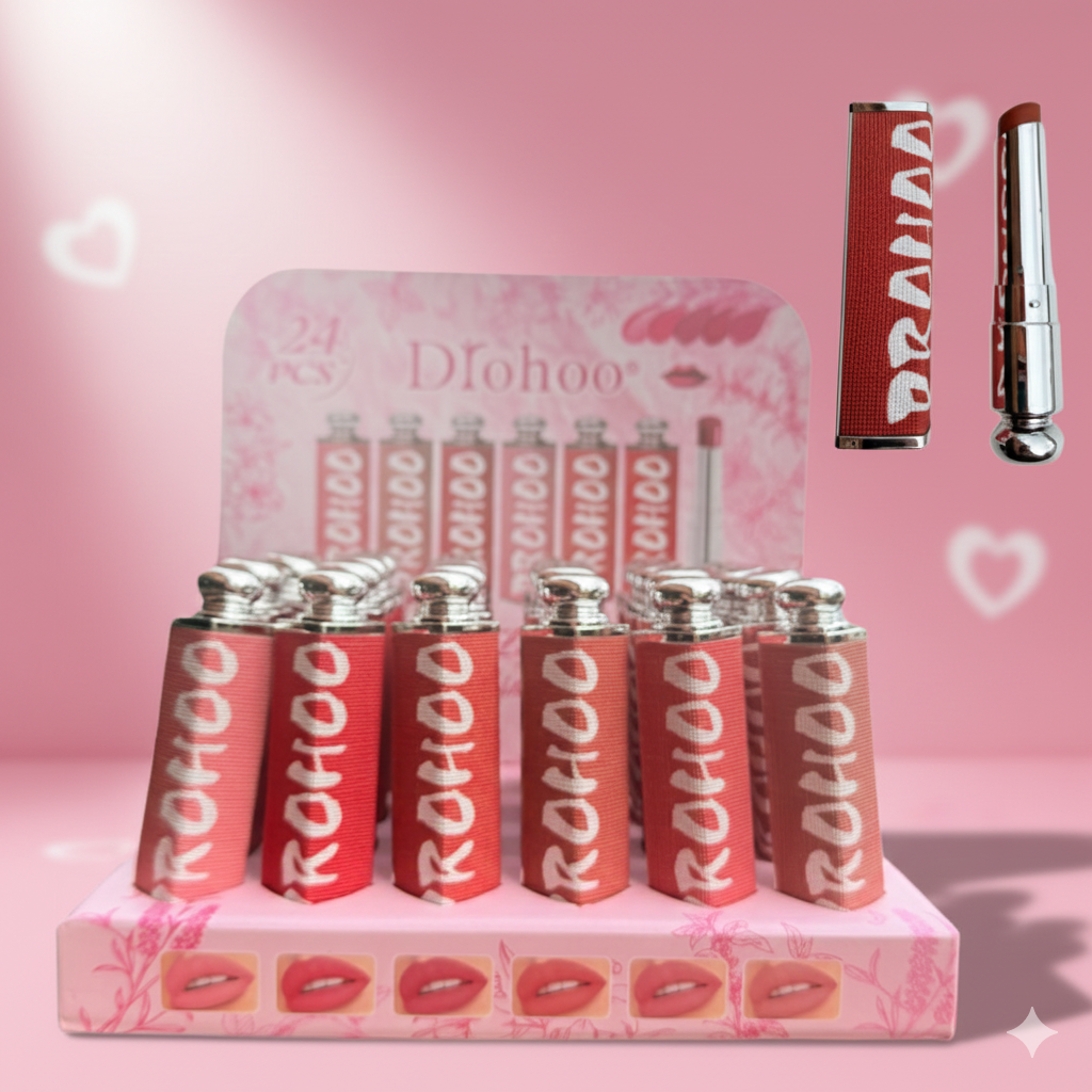 24PC Premium Drohoo Matte Lipstick