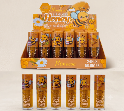 24 PC Honey Bee Lip Gloss- Hydrating