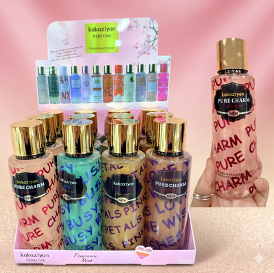 Full Box 12 PC 250 Ml Large body mist shimmer Victoriassecret inspired scents