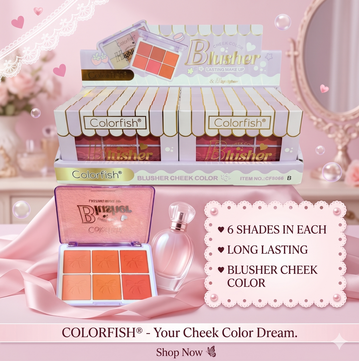 12 PC Blush Palette